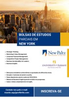 15 bolsas parciais de estudos em New York.