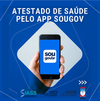 Atestado de saúde pelo aplicativo SouGov