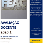 Avaliação docente 2020.1