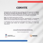 Convite: Pré-inauguração do Espaço do Núcleo de Inovação para a Educação Híbrida