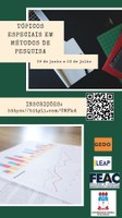 Curso Tópicos Especiais em Métodos de Pesquisa
