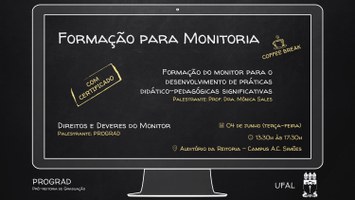 Formação para Monitoria