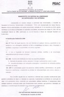 Manifesto em Defesa da Liberdade de Expressão e de Cátedra