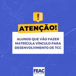 Matrícula Vínculo TCC