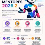 Mosaiko abre recrutamento de mentores para o semestre 2026.2
