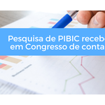 Pesquisa de PIBIC recebe 1° lugar em Congresso de contabilidade