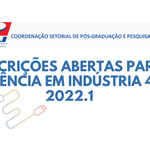 Processo de Seleção, Admissão e Matrícula para “NE 4.0 – Programa de  Revitalização da Indústria Nordestina”