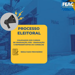 Processo Eleitoral da FEAC - Divulgação do Resultado Provisório