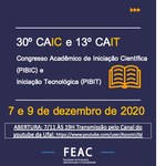 Programação Encontro PIBIC 2019-20 nos dias 7 e 9/12