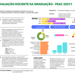 Relatório de Avaliação Docente da Graduação - FEAC - 2021.1