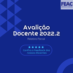 Relatório Parcial da Avaliação dos Docentes da Graduação - 2022.2