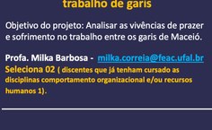 Projeto - Profa. Milka Correia
