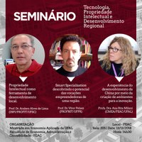 Seminário Tecnologia, Propriedade Intelectual e Desenvolvimento Regional