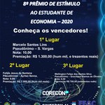 Vencedores 8° Prêmio de Estímulo ao Estudante de Economia
