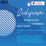 Convite para Qualificação de Projeto de DIÓGENES DE SOUZA TEIXEIRA