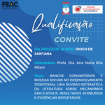 Convite para Qualificação do discente DIOGO DE SANTANA