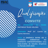 Convite para Qualificação do discente MATHEUS TELES VELOSO