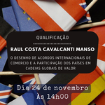 Convite para Qualificação - RAUL COSTA CAVALCANTI MANSO - PPGE