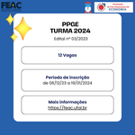 Edital de Seleção Interna do Mestrado em Economia Aplicada - Turma 2024
