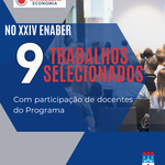 PPGE/FEAC tem nove trabalhos selecionados para o XXIV ENABER