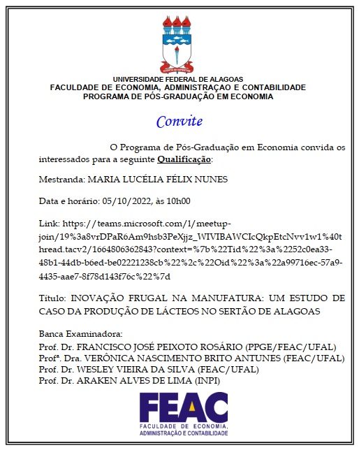 Banca de Qualificação – Programa de Pós-Graduação em Direito – Mestrado em  Direito