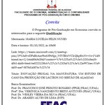 Qualificação de Projeto de Dissertação - MARIA LUCÉLIA FÉLIX NUNES