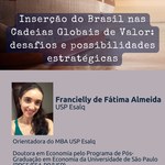 Transmissão Youtube - 06/10 - Inserção do Brasil nas Cadeias Globais de Valor: desafios e possibilidades estratégicas