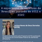 Transmissão Youtube - 19/10 - A exportação de serviços do Brasil no período de 2011 a 2020
