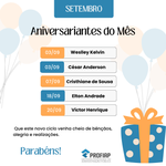 Aniversariantes de Setembro – PROFIAP