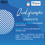 Convite para a qualificação do discente ALEX RENNER SILVA SANTOS
