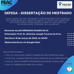 Convite para Defesa de Dissertação do discente ALLAN DÊNISSON SOARES SILVA
