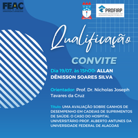 Convite para Qualificação de Allan Dênisson Soares Silva