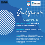 Convite para Qualificação de Projeto de NATHÁLIA BARROS GARCIA SEREJO