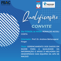 Convite para Qualificação do aluno RONALDO ACIOLI COSTA