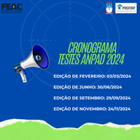 Divulgado o cronograma de realização do Teste ANPAD para o ano de 2024